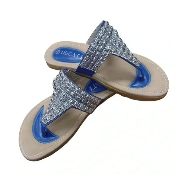 Ducati Slip  On Thong Sandals Size 38 - Picture 4 of 6